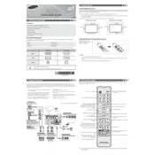 Samsung EH6001 Series TV manual cover