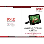 Pyle PLHRDVD90KT Monitor manual cover