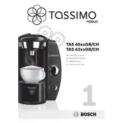 Bosch TASSIMO TAS4012CH Coffee Machine manual cover