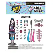 Monster High Mattel DVH36 Toy manual cover