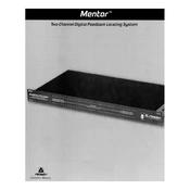 Peavey Mentor Feedback System manual cover