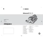 Bosch AdvancedOrbit 18 Sander manual cover