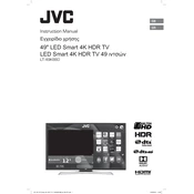 JVC LT-49K880 manual cover