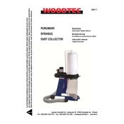 Woodtec XW117 5906303987 Dust Collector manual cover