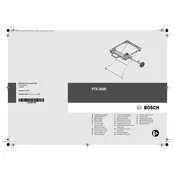 Bosch PTA 2000 Stand manual cover