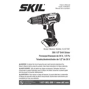 Skil DL527502 Drill manual cover