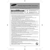 Samsung B6000 Series TV manual cover