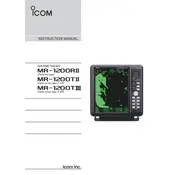 Icom MR-1200RII Radar manual cover