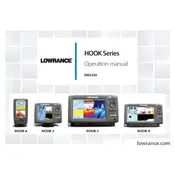 Lowrance Hook Series Fish Finder manual cover