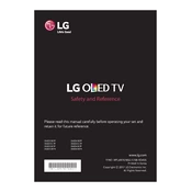 LG OLED55E7P TV manual cover