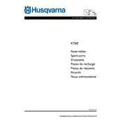 Husqvarna K760 Saw manual cover