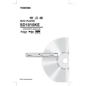 Toshiba SD1010KE DVD Player manual cover