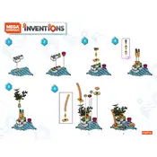 Mega Construx Mattel Inventions Aquatic Building Set Booster FWP16 Construction Set manual cover