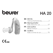 Beurer HA 20 Hearing Amplifier manual cover