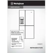 Westinghouse WQE6870SA Fridge manual cover