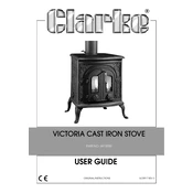 Clarke 6910030 Victoria Cast Iron Stove manual cover