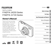 Fujifilm FinePix JV100 Camera manual cover