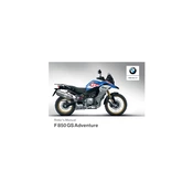 BMW F 850 GS Adventure 2019 Motorcycle manual cover