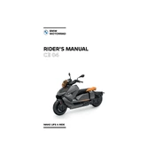 BMW CE 04 2021 Scooter manual cover