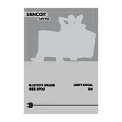 Sencor SSS 3700 Speaker manual cover