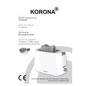 Korona 21130 Toaster manual cover