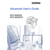 Brother MFC-8950DW Advanced manual cover