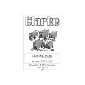 Clarke 6010140 MIG130TE Mig Welder manual cover