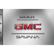 GMC Savana 2001 manual cover