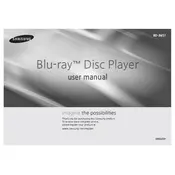 Samsung JM51 Series Blu-ray Player manual cover