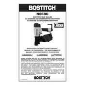 Bostitch N66BC-1 Nailer manual cover