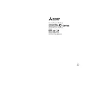 Mitsubishi MR-J3-A Servo Motor manual cover