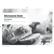 Samsung MS11K3000AS Microwave manual cover