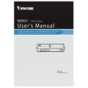 Vivotek NS9521 Software manual cover