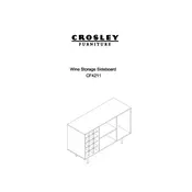 Crosley CF4211 Sideboard manual cover