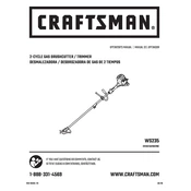 Craftsman CMXGTAMD27BC Trimmer manual cover