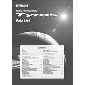 Yamaha Tyros Keyboard