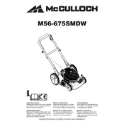 McCulloch M56-675SMDW manual cover