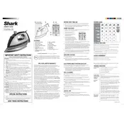 Shark GI435N 55 Iron manual cover