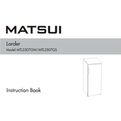 Matsui MTL2507GS manual cover