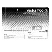 Yamaha PX-3 Turntable manual cover