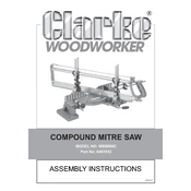 Clarke 6461512 MBS600C Compound Mitre Saw manual cover