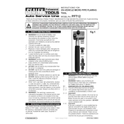 Sealey PFT12 Pipe manual cover