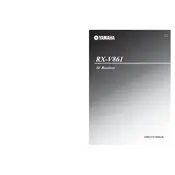 Yamaha RX-V861 Receiver manual cover