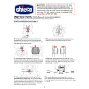 Chicco Fit4 Softgoods Removal Car Seat manual cover