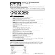 Sealey SA652.V3 Grinder manual cover