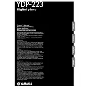 Yamaha YDP-223 Piano manual cover