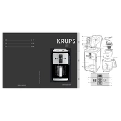 Krups Savoy 12 Cup EC414050 Coffee Machine manual cover