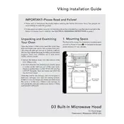 Viking RDMOR200 Hood manual cover