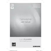 Samsung StormWash DW80K7050 Dishwasher manual cover