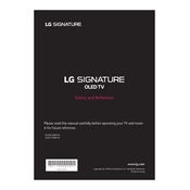 LG Signature OLED65W8PUA TV manual cover